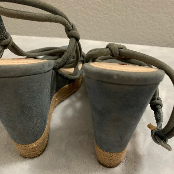 Prada Cork Wedge Heels Suede - Picture 8 of 8